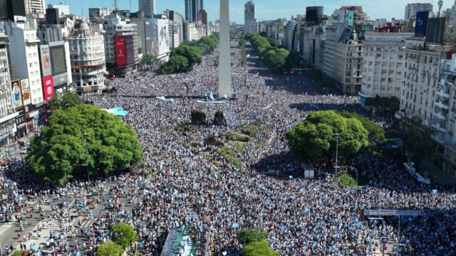 Más de mil policías y un fuerte operativo en el Obelisco para la final del Mundial
